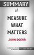Summary of Measure What Matters (eBook,... - Bild 1