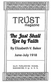 The Just Shall Live by Faith (eBook, ePUB)