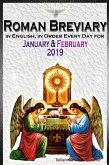 The Roman Breviary: in English, in Order, Every Day for january & February 2019 (eBook, ePUB)