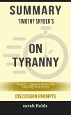 Summary: Timothy Snyder's On Tyranny (eBook, ePUB)