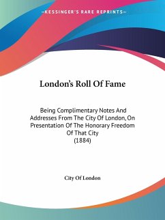 London's Roll Of Fame - City Of London