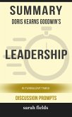 Summary: Doris Kearns Goodwin's Leadership (eBook, ePUB)