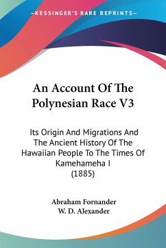 An Account Of The Polynesian Race V3 - Fornander, Abraham