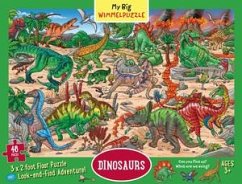 Cover My Big Wimmelpuzzle--Dinosaurs Floor Puzzle, 48-Piece