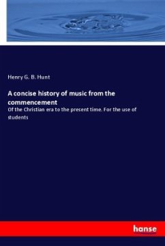 A concise history of music from the commencement
