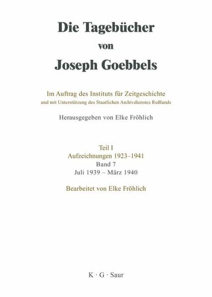 Juli 1939 - März 1940 (eBook, PDF)