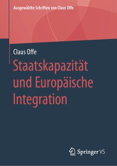 Cover Staatskapazität und Europäische Integration (eBook, PDF)