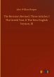 The Revision Revised. Three Articles: I... - Bild 1