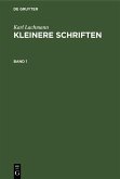 Karl Lachmann: Kleinere Schriften. Band 1 (eBook, PDF)