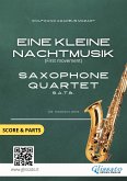 Saxophone Quartet - Allegro from "Eine Kleine Nachtmusik" score & parts (fixed-layout eBook, ePUB)