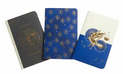 Harry Potter: Ravenclaw Constellation Sewn Pocket Notebook Collection (Set of 3) - Insight Editions