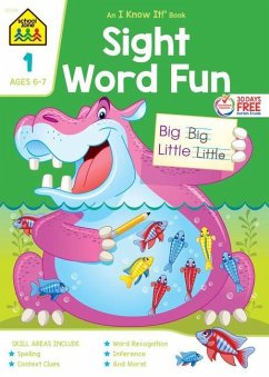Cover School Zone Sight Word Fun Grade 1 Workbook