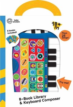 Baby Einstein: 8-Book Library & Keyboard Composer Sound Book Set [With Keyboard] - Pi Kids