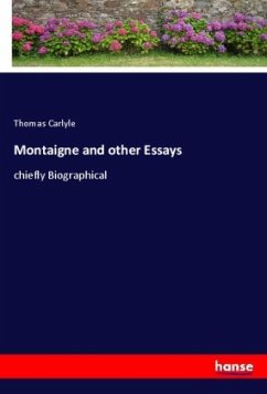 Montaigne and other Essays