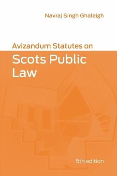 Avizandum Statutes on Scots Public Law