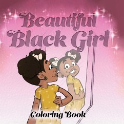 Cover Beautiful Black Girl Coloring Book