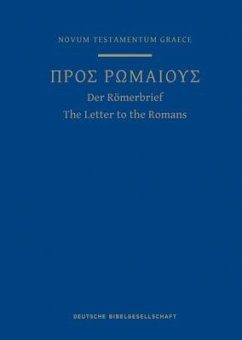 A Greek Scripture Journal for the Letter to the Romans