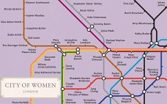 City of Women London Tube Wall Map (A2, 16.5 x 23.4 Inches) - Watson, Emma; Solnit, Rebecca; Eddo-Lodge, Reni