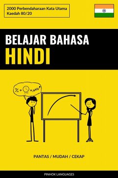 Cover Belajar Bahasa Hindi - Pantas / Mudah / Cekap (eBook, ePUB)