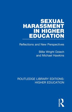 Sexual Harassment in Higher Education - Wright Dziech, Billie; Hawkins, Michael W