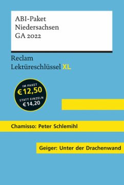 Lektüreschlüssel XL. ABI-Paket Niedersachsen GA 2022 - Pütz, Wolfgang;Feuchert, Sascha