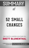 Summary of 52 Small Changes (eBook, ePUB)