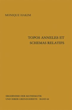 Topos anneles et schemas relatifs (eBook, PDF) - Hakim, Monique