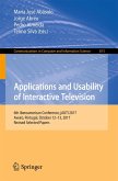 Applications and Usability of Interactive Television (eBook, PDF)