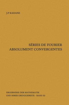 Cover Séries de Fourier absolument convergentes (eBook, PDF)