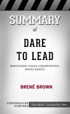Summary of Dare to Lead: Brave Work. Tough Conversations. Whole Hearts: Conversation Starters (eBook, ePUB)