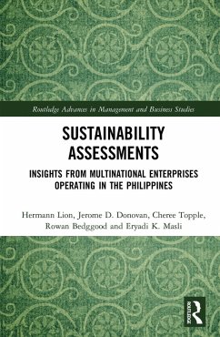 Sustainability Assessments (eBook, ePUB) - Lion, Hermann; Donovan, Jerome D.; Topple, Cheree; Bedggood, Rowan; Masli, Eryadi K.
