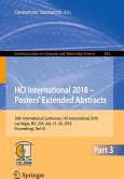 HCI International 2018 - Posters' Extended Abstracts (eBook, PDF)