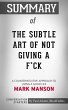 Summary of The Subtle Art of Not Giving... - Bild 1