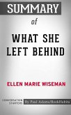 Summary of What She Left Behind (eBook, ePUB)