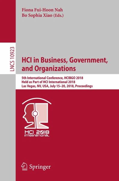 HCI in Business, Government, and Organizations (eBook, PDF) HCI in Business, Government, and Organizations (eBook, PDF)