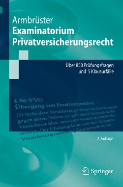Examinatorium Privatversicherungsrecht (eBook, PDF) - Armbrüster, Christian