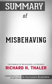 Summary of Misbehaving (eBook, ePUB)