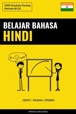 Cover Belajar Bahasa Hindi - Cepat / Mudah / Efisien (eBook, ePUB)