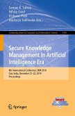 Secure Knowledge Management In Artificial Intelligence Era (eBook, PDF)