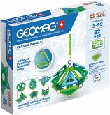 Invento 507039 - Geomag Classic Panels Green Line Recycled 52 pcs, Magnetischer Baukasten, Magnetspielzeuge