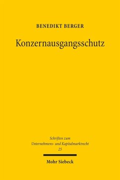Konzernausgangsschutz (eBook, PDF) - Berger, Benedikt