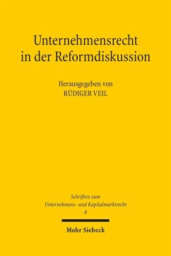 Cover Unternehmensrecht in der Reformdiskussion (eBook, PDF)