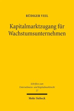 Cover Kapitalmarktzugang für Wachstumsunternehmen (eBook, PDF)