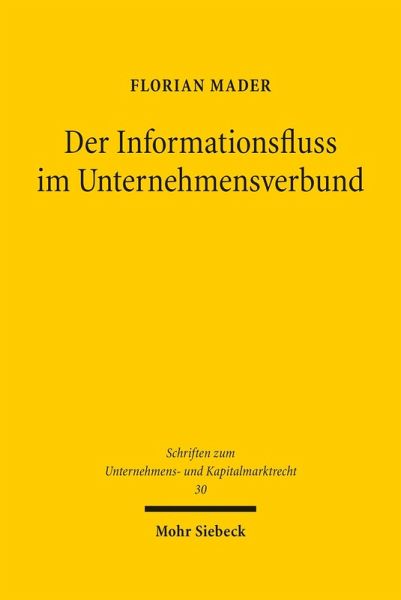 Der Informationsfluss im Unternehmensverbund (eBook, PDF)
