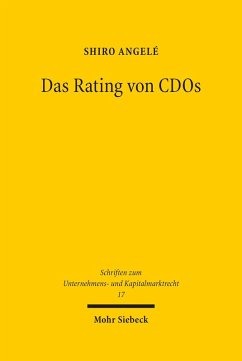 Das Rating von CDOs (eBook, PDF) Cover Das Rating von CDOs (eBook, PDF)