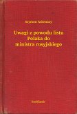 Uwagi z powodu listu Polaka do ministra rosyjskiego (eBook, ePUB)