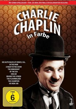 Charlie Chaplin In Farbe Kolorierte Version