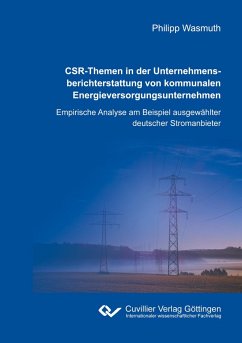 Cover CSR-Themen in der Unternehmensberichterstattung von kommunalen Energieversorgungsunternehmen