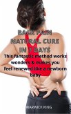 Back pain natural cure in 7 days (eBook, ePUB)