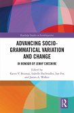 Advancing Socio-grammatical Variation and Change (eBook, PDF)